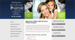 Desktop Screenshot of metroentfacialplastics.com